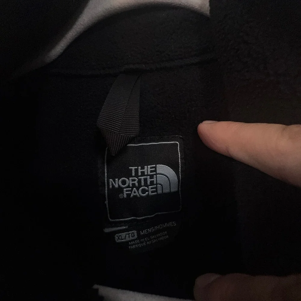 The North Face Denali Fleece Jacket Mens XL Black Full Zip Outdoor Warm Coat